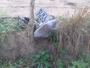 Carcaça de moto é encontrada na zona rural de Arapiraca