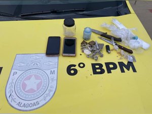 Homens são presos por tráfico de drogas em São Miguel dos Milagres