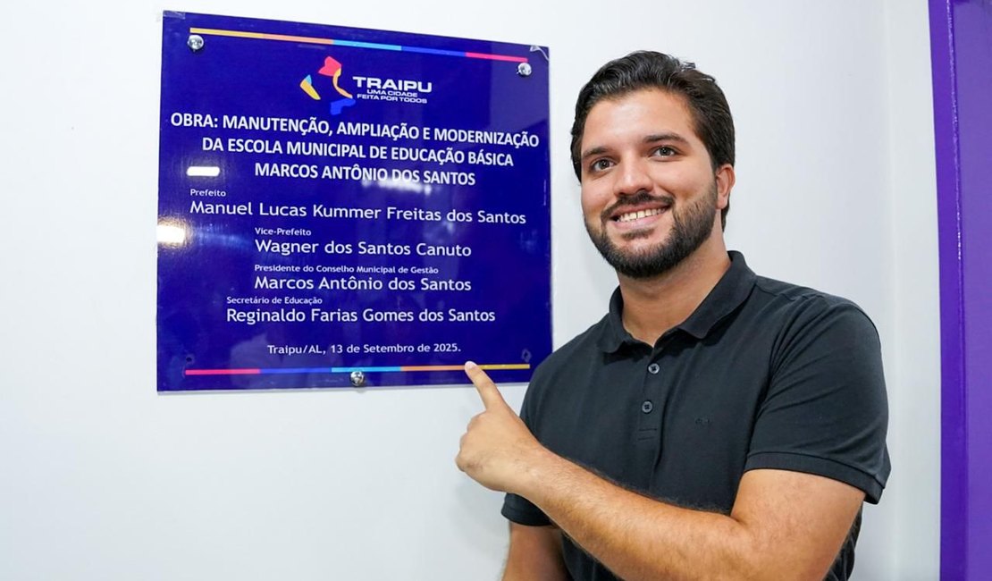 Prefeito Lucas Santos inaugura escola no Povoado Capivara