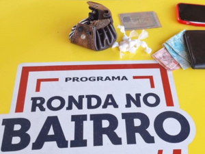 Passageiro de moto por aplicativo é preso por tráfico de drogas no Francês