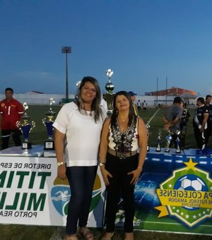 Vereadora Isabelita prestigia final da Copa Colegiense de Futebol 