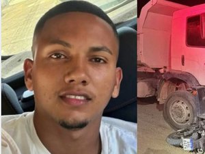 Jovem morre após moto bater de frente com caçamba em São Miguel dos Campos