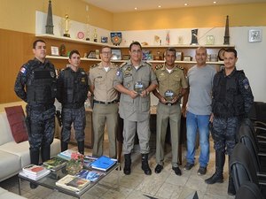 Militares do 3º BPM de Arapiraca visitam Comando-Geral