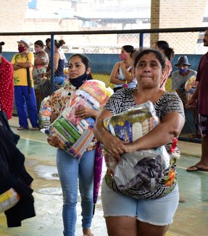 Prefeitura de Campestre entrega 500 cestas básicas