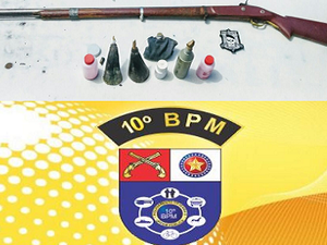 Homem ameaça irmã com arma e acaba preso