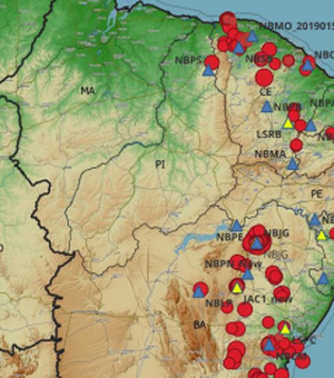 A terra tremeu 28 vezes em AL em 2024, informa boletim do LabSis da UFRN