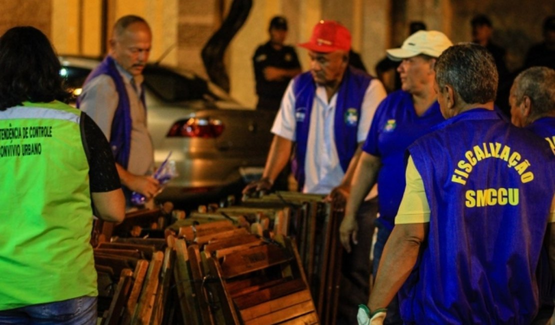 Operação sossego autua bar e casa de show no bairro de Jaraguá