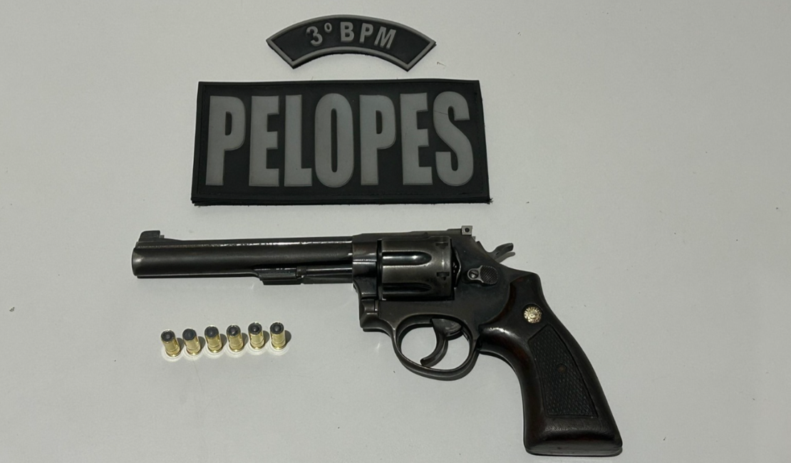 Homem é preso por porte ilegal de arma de fogo em bar na zona rural de Limoeiro de Anadia