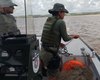 Polícia Militar apreende quase um quilômetro de redes de pesca irregular na Lagoa Mundaú