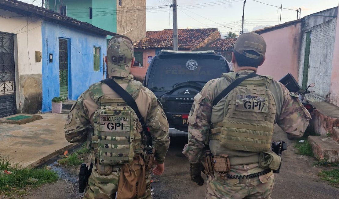 PF deflagra operação contra disputas pelo domínio do tráfico de drogas em Maceió