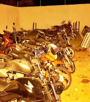 Operação apreende 32 motos em Delmiro Gouveia