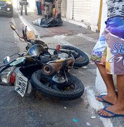 Acidente na Praça Marques de Silva, em Arapiraca, deixa uma pessoa morta e outra ferida