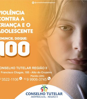 Quarentena provoca aumento de casos de violência contra a criança em Arapiraca