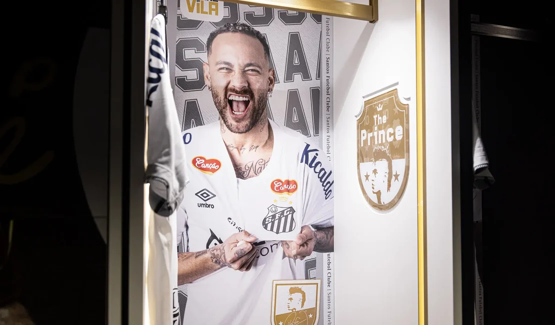 Neymar preocupa? Craque do Santos explica substituição contra o Bragantino