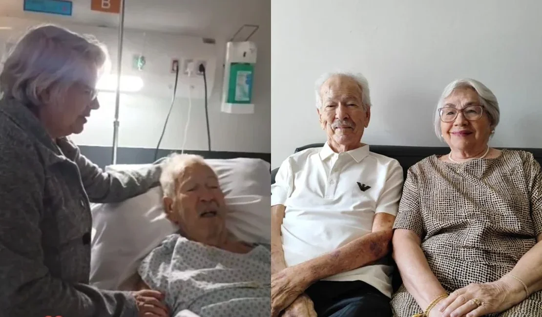 “Oi, meu amor”: idoso se despede da esposa minutos antes de morrer