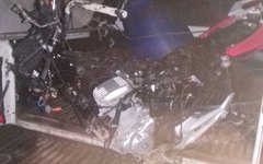 Motocicleta parcialmente desmanchada é encontrada durante operação