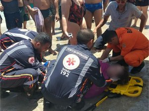 Turista se afoga em praia de Maragogi e é reanimada por bombeiros