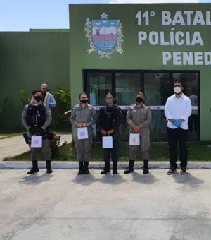 11º Batalhão de Polícia Militar de Penedo realiza homenagem às mulheres da corporação