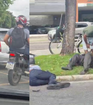Colisão entre duas motos e carro deixa feridos na Durval de Góes Monteiro