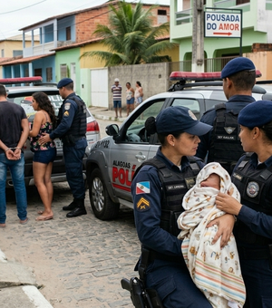 Bebê é encontrado sozinho em casa e pais são presos na Barra de Santo Antônio
