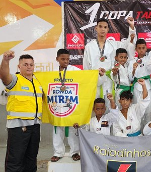 Atletas do Ronda Mirim conquistam ouro e bronze na Copa de Taekwondo de Arapiraca