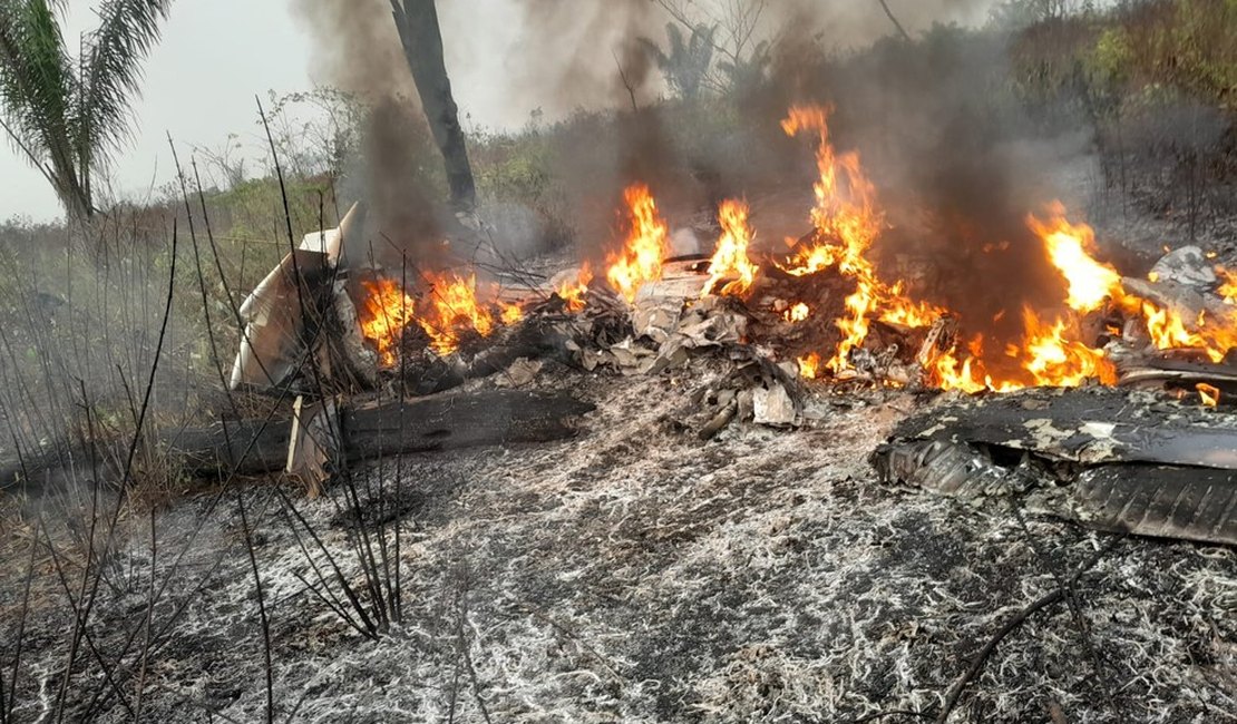 Avião de pequeno porte cai em Apiacás, na zona rural de Mato Grosso