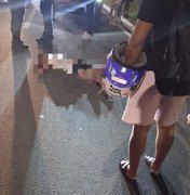 Idoso morre atropelado por carro na Avenida Fernandes Lima, em Maceió