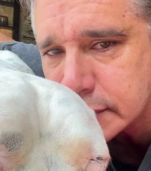 Márcio Garcia anuncia morte de seu cachorro, que lutava contra câncer