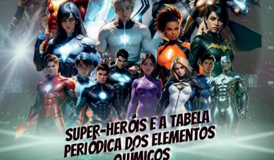 Alunos da Uneal criam e-book com super-heróis representando elementos da Tabela Periódica