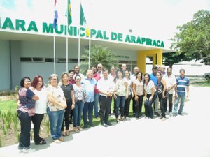 Câmara Municipal inicia o ano recebendo as bênçãos do Padre Antenor Montenegro