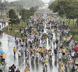 E a caminhada até Brasília? Rendeu.