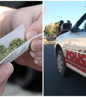 PM apreende 3,6 quilos de maconha com jovem e adolescente na Cidade Universitária