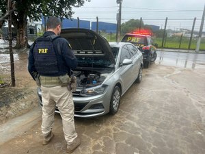 PRF prende mulher por adulteração de sinal identificador de veículo automotor em Maceió