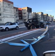 Acidente deixa trânsito lento no bairro da Jacarecica